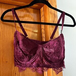 Victoria's Secret Dream Angels Lace Push-Up Bralette Without Padding